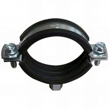Ing Fixation - 20 Colliers Isolés - Série Lourde - 2 Vis - M8 / M10 - D. 74-80 Mm - Zingué