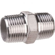 Sferaco - Raccord Inox Droit À Visser - M 3/8' - 30 Mm