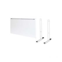 Pack Adax Radiateur Électrique Connecté Blanc - 800 W - 750x330x91 Mm - Famn H 08 Kwtw - Pieds Pour Radiateur P Blancs - 195x290mm