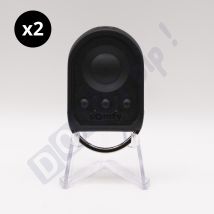 Lot De 2 Télécommandes Somfy Keygo Io - 4 Canaux - 868,95 Mhz - Sécurité Bidirectionnelle - Facile À Programmer + 1 Porte-clés Domobip