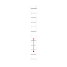 Echelle Simple 12 Échelons 4m30 En Aluminium Professionnelle Hailo Profistep Uno