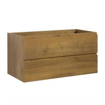 Badplaats - Meuble De Salle De Bain Angela 100cm - Chene – Armoire De Rangement