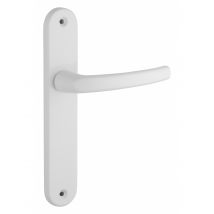 Thirard - Ensemble De Poignées Pour Porte Intérieure Sultane Sans Trou, Carré 7mm, Entr'axes 195mm, Blanc