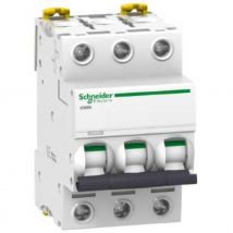 Disjoncteur Schneider - Ic60n - 3 Pôles - 10 Ampères - Courbe C - Schneider Electric A9f77310