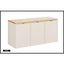 Otitec - Meuble Sous Vasque De 120 Cm - Avec Plan Vasque - Astra