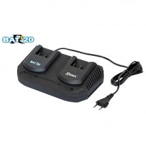 Ribimex - Chargeur Rapide Double Batterie R-bat20
