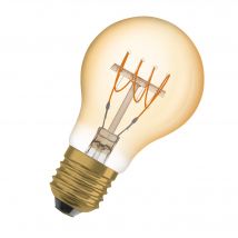 Osram Vintage 1906 Led E27 Pear Filament Gold 4.8w 400lm - 822 Extra Warm White | Dimmable