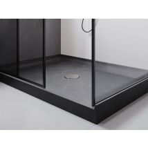 Vente-unique - Receveur à poser en béton - L121