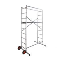 Echafaudage Roulant De Jardin Tout Terrain 4m En Aluminium Hailo Hobbystep H4 Jardin