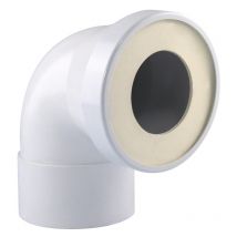 Fitt - Pipe Wc Pvc Ø100 Courte Coudée Femelle
