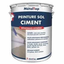 Peinture Sol Ciment - Metaltop - Jaune Soleil - Ral 1037 - Pot 15l