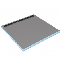 Receveur À Carreler Wedi Fundo Riolito Neo, Avec Écoulement Linéaire, 90 X 90 Cm