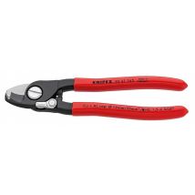 Knipex - Coupe-cables Électriques Simple Tranchant + Dénudeur - 12 Mm L 165 Mm