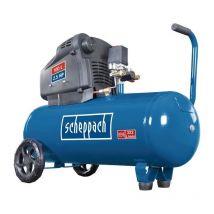 Compresseur d'air horizontal a double cylindres Scheppach HC105DC - 100L - 2200 W - 10 bars - 2
