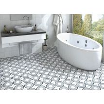 Tile - Carrelage Mayolica Decor Civic 20x20 Cm - Lot De 3m²