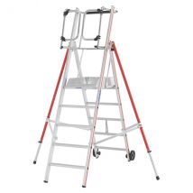 Matisere - Escabeau pro 5 marches de 3.16m de hauteur de travail maximale. - 848305