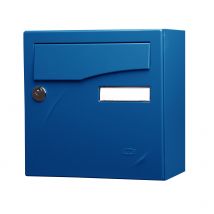 Renz - Boite Aux Lettres Préface Compact Bleu Gentiane Ral 5010 Brillant