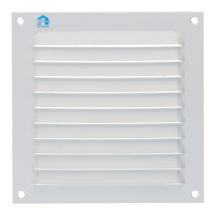 Grille À Persienne 436 150x150mm Époxy Blanc Nr Ral 9010 Renson 41501506