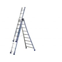 Tubesca - Echelle Transformable 3x9 Haut 2,65 - Platinium Tubesca Comabi