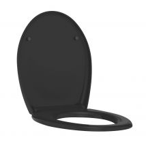 Allibert - Abattant WC à fermeture progressive et déclipsable BOREO noir