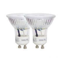 Xanlite - Lot de 2 ampoules LED spots au culot GU10