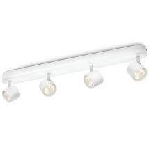 Myliving Projecteur À Led Star 4x4,5 W Blanc Philips