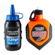 Cordeau Longueur 30 Metre Et Poudre A Tracer 120 Grammes Fischer Darex