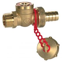Robinet De Vidange À Boisseau Sphérique Avec Bouchon M 1/2 - Giacomini - R608y013