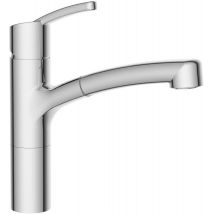Mitigeur Evier Alterna Seducta 2 Bec Pivotant, Orientable Et Douchette Extractible, Ref.a30180
