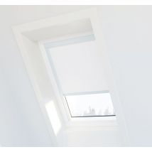 Avosdim - Store Occultant Blanc Compatible Velux Uk08 - Ossature Blanche