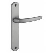 Thirard - Ensemble De Poignées Pour Porte Intérieure Sultane Sans Trou, Carré 7mm, Entr'axes 195mm, Gris