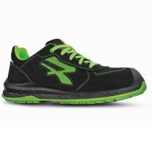 Upower - U-power - Chaussures De Sécurité Basses Éco Durables Canyon - Environnements Secs - S3 Src Ci Esd - Noir / Vert - 38