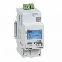 Legrand - Compteur Modulaire Monophasé Emdx_ Non Mid Raccordement Direct 63a - 2 Modules - Avec Sortie À Impulsions