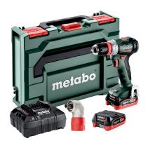Perceuse Visseuse 12v Sans Fil Powermaxx Bs 12 Bl Quick 2x 4ah Li-hd - Metabo - 601045920 - Asc 55, Coffret