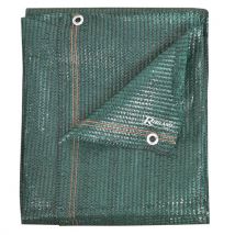 Ribimex - Brise-vue 1.2x10 M 220 Gr/m2 Vert Foncé Occultation 95%