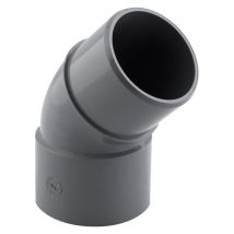 Fitt - Coude Pvc Évacuation 45° Mâle/femelle Ø50