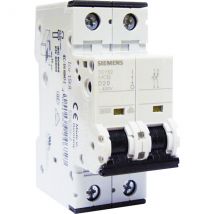 Siemens-disjoncteur Électrique Bipolaire 20 A Courbe D Pour Climatisation, Pompe À Chaleur Et Pompe De Relevage