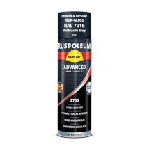 Primaire Antirouille Et Finition 2 En 1 Hard Hat Advanced - 500 Ml - Gris Anthracite Brillant - Rust-oleum