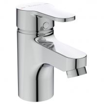Porcher - Mitigeur Lavabo Olyos, Bec Fixe, 130 Mm, Bonde Polypropylène - Chrome