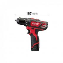 Perceuse Visseuse 12v 3x1,5ah M12 Bdd-153c Milwaukee 4933459044
