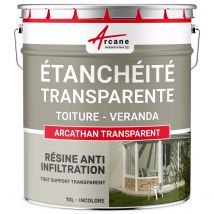 Arcane Industries - étanchéité transparente véranda tuile verre polycarbonate peinture résine - 10 L - ARCANE INDUSTRIES