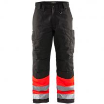 Blakläder - Pantalon De Travail Haute Visibilité Matelassé Blaklader Hiver Rouge / Noir 40