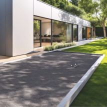 Big Bag Express - Pack Terrain De Pétanque Gris 75m² (traverses + Géotextile + Gnt + Sable À Pétanque Gris) - Livraison Premium