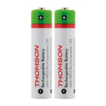 Pack De 2 Piles Rechargeables Hr03 Aaa 900 Mah - Thomson