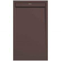 Kroos - Receveur De Douche Chocolat, Finition Lisse Stone Smart, Grille De Couleur - 150 X 70 Cm