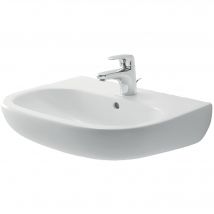 Duravit - Lavabo D-CODE 550x430 Blanc avec trop-plein - DURAVIT - 2310550000