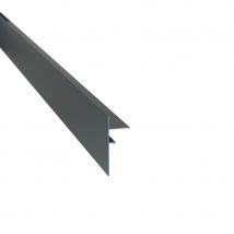 Profilé De Finition Clipsable Pour Terrasse Sur Plots - Jouplast - Gris Anthracite - 100mm