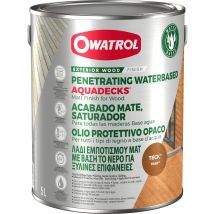 Saturateur Bois À L'eau Owatrol Aquadecks Teck (ow35) 5 Litres