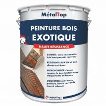 Peinture Bois Exotique - Metaltop - Gris Ardoise - Ral 7015 - Pot 15l