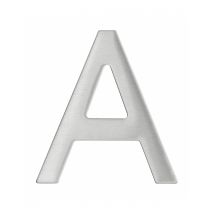 Thirard - Lettre A Inox H.76mm Adhésif